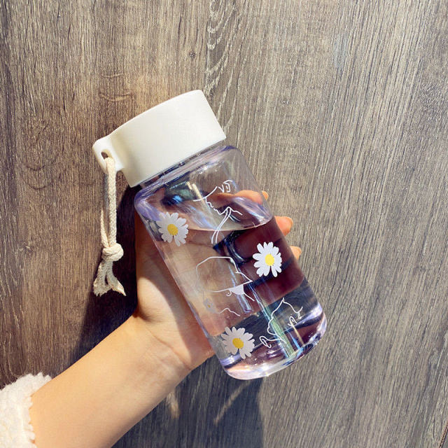 500ml cute daisy bottle