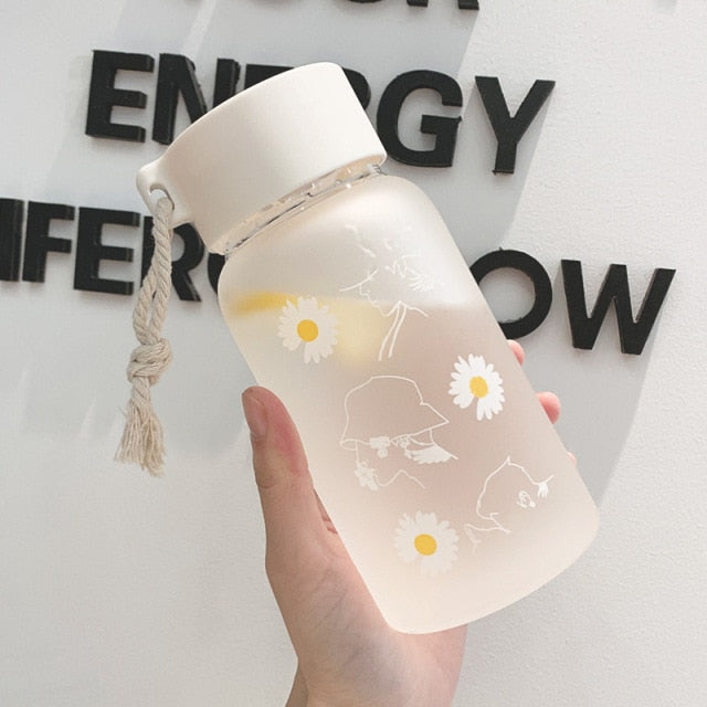 500ml cute daisy bottle