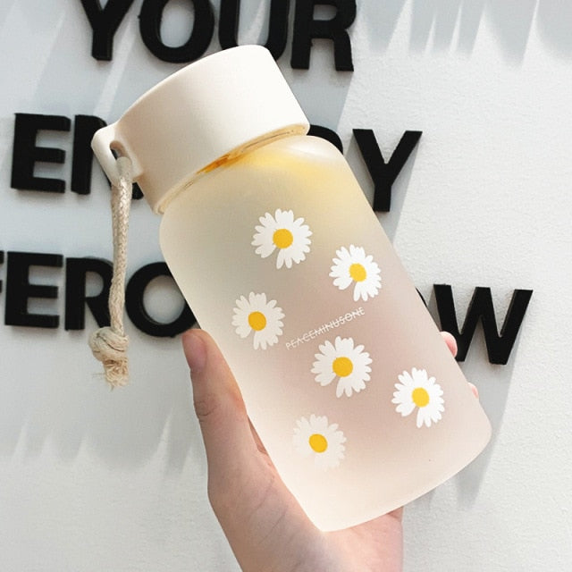 500ml cute daisy bottle