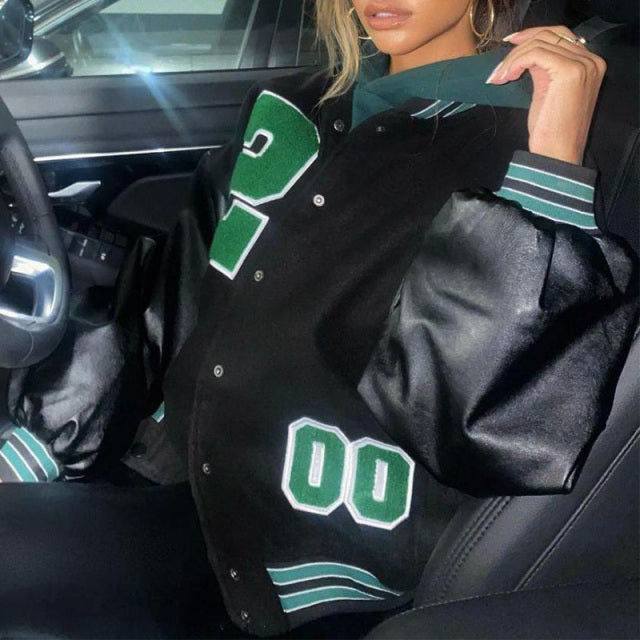 Fashionable baseball jacket