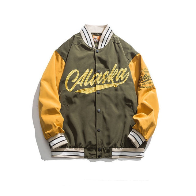 Oversized baseball jacket/hoodie