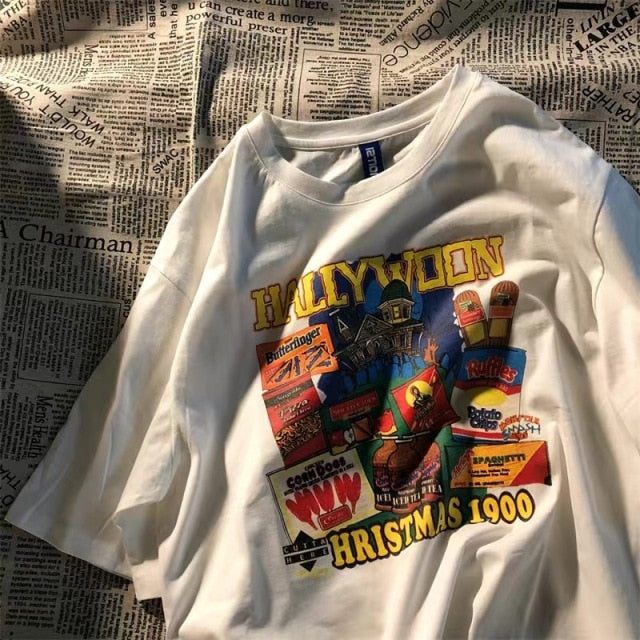 Vintage t-shirt with an image