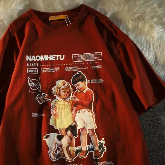 Vintage t-shirt with an image