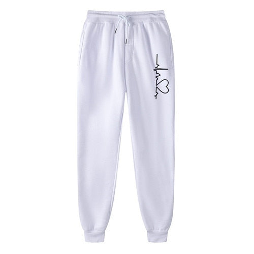 Comfy sweatpants with a graphic