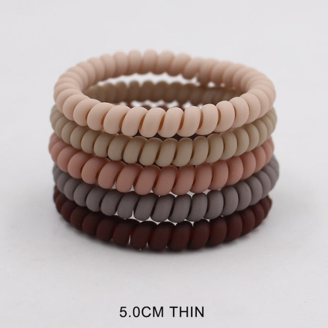 5 PACK - spiral hair bands