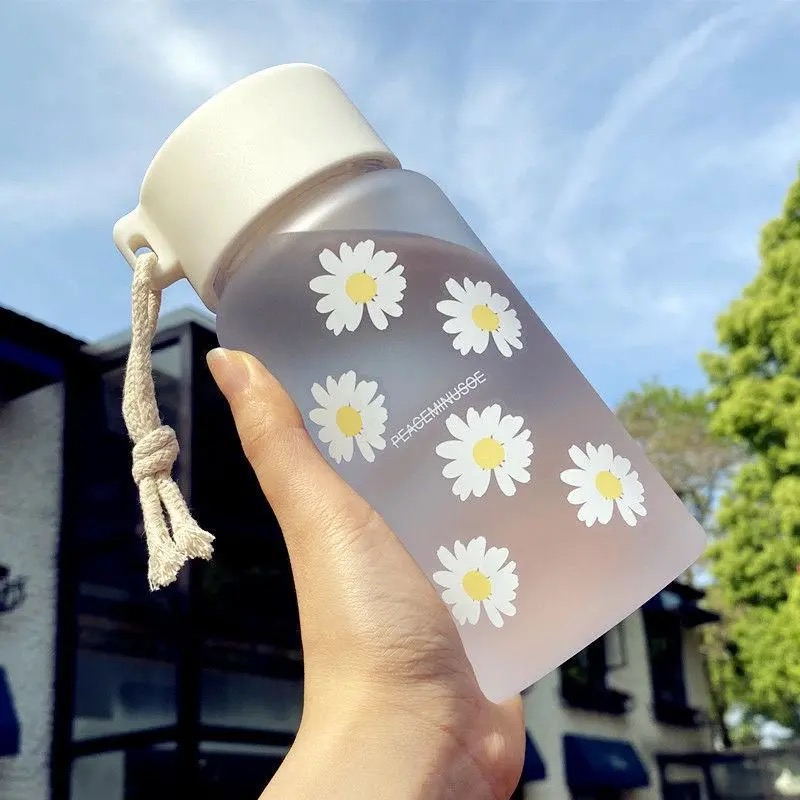 500ml flower water bottle