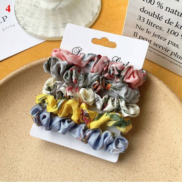 3/4/5/6 PACK - hair scrunchies