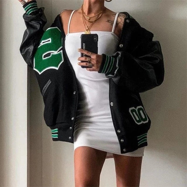 Retro baseball jacket