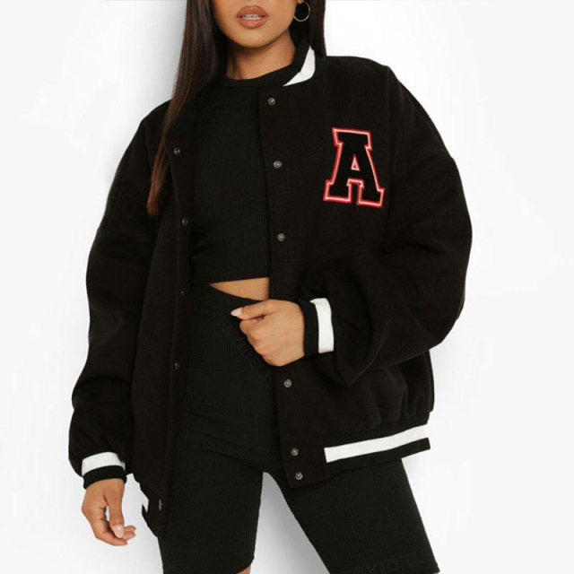 Fashionable baseball jacket