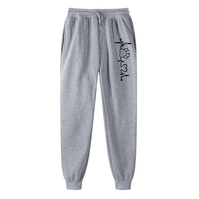 Comfy sweatpants with a graphic