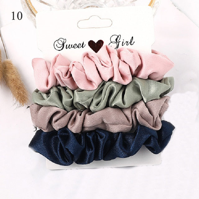 3/4/5/6 PACK - hair scrunchies