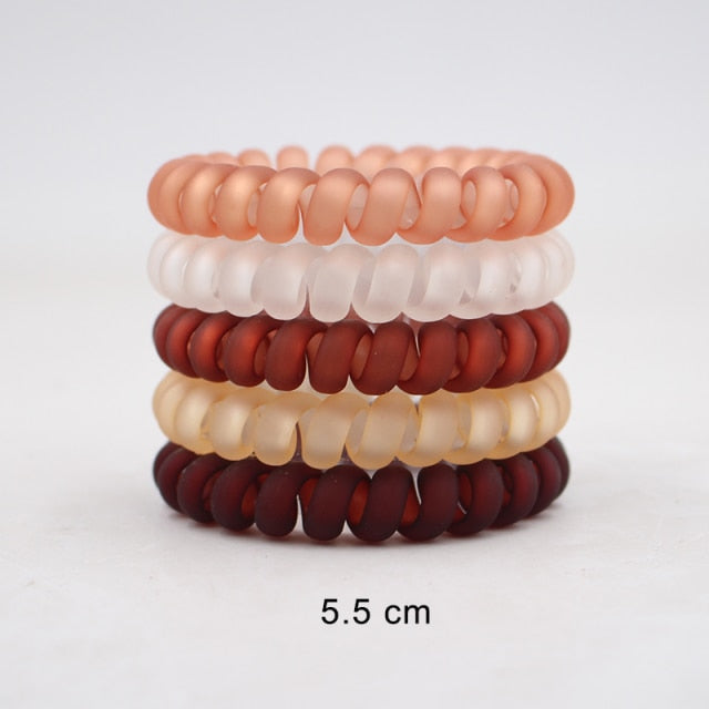 5 PACK - spiral hair bands