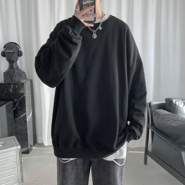 Oversized male sweatshirt