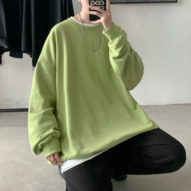 Oversized male sweatshirt