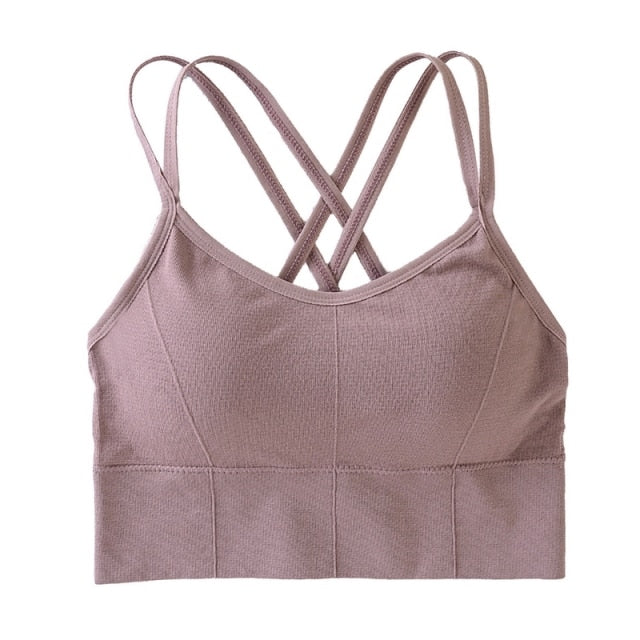 Sports bra with double straps