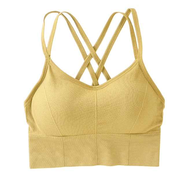 Sports bra with double straps