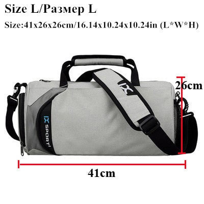 Male gym bag