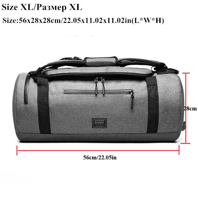 Male gym bag