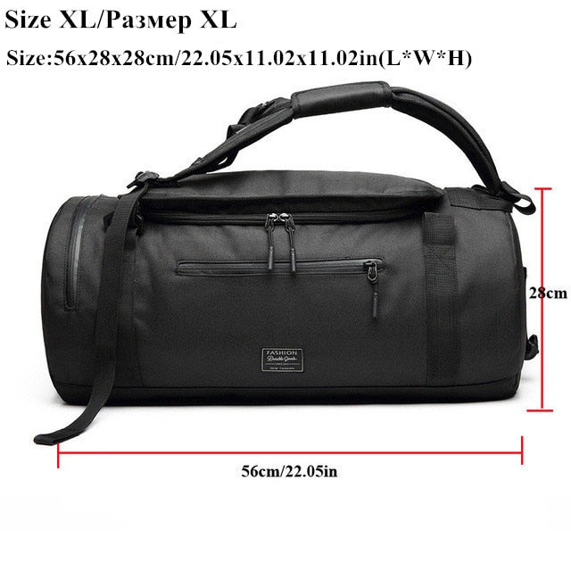 Male gym bag